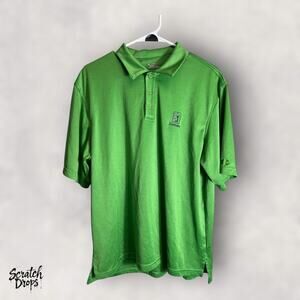 TPC Scottsdale Polo Shirt Mens Size Large Green Golf Activewear Comfortable M08
